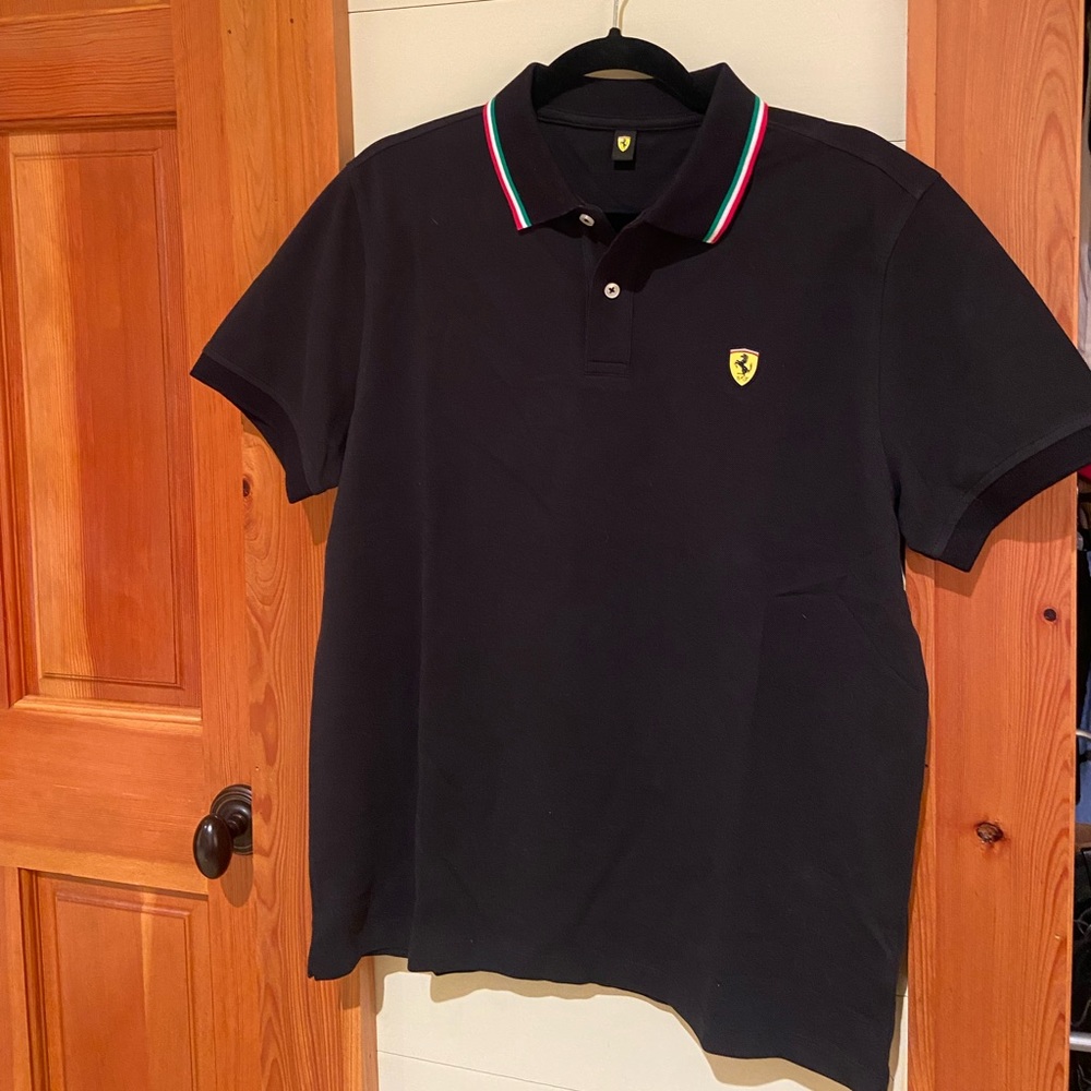 Mens Authentic Ferrari Polo Size Large
